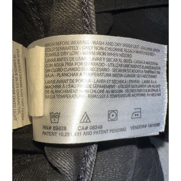 Social Standard by Sanctuary Black Denim Slim Straight Jeans Size 10/30 - Picture 8 of 11